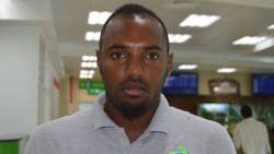 Vincentian cricketer Sunil Ambris (Photo: Jules Anthony)