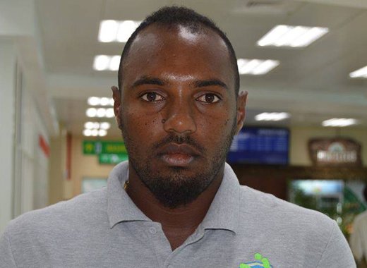 Vincentian cricketer Sunil Ambris (Photo: Jules Anthony)