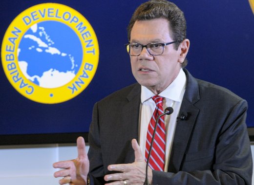 President of the Caribbean Development Bank, Warren Smith. (CDB file photo)