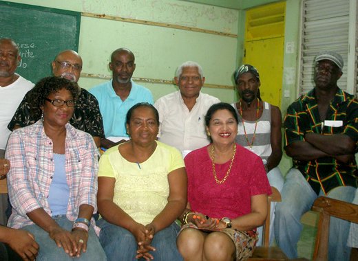 The executive of the Yambou, Argyle, Peruvian Vale Neighbourhood Watch.