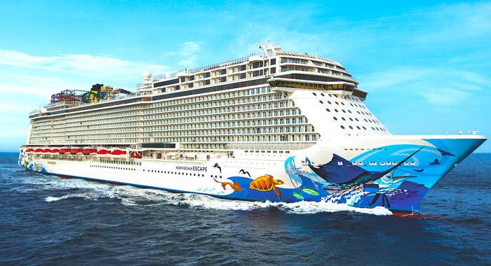 The drug was found on board the Norwegian Escape cruise ship. (Internet photo)