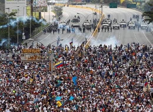Venezuela has been rocked by large-scale protest over the last month or so. (Internet photo)