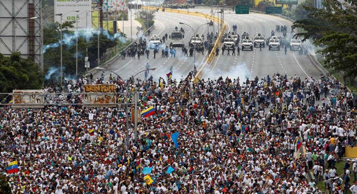 Venezuela has been rocked by large-scale protest over the last month or so. (Internet photo)