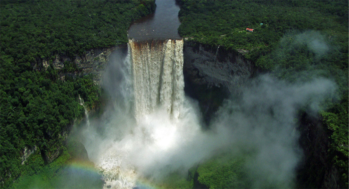 A thundering waterfall copy