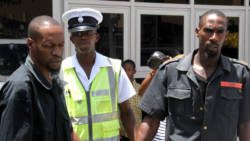 McArthur Leach, left, and Dexter Stowe will spend the next three years in prison for cocaine possession. 