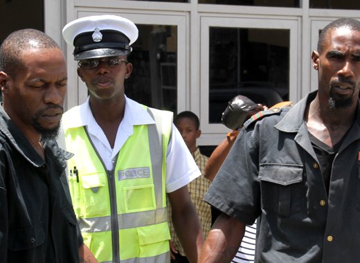 McArthur Leach, left, and Dexter Stowe will spend the next three years in prison for cocaine possession. 