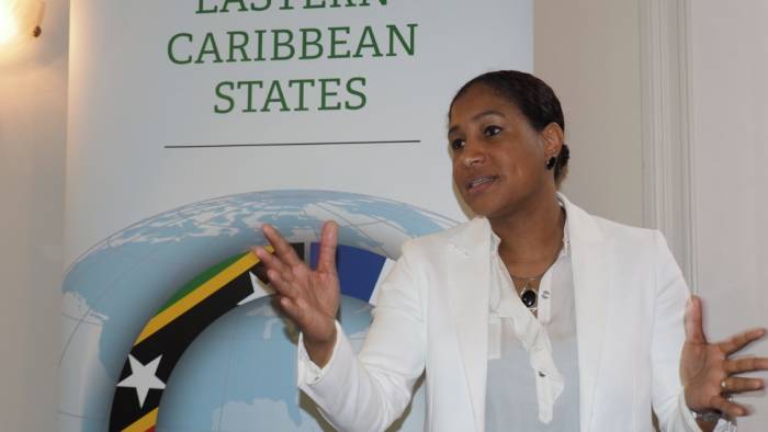 Sharlene Shillingford-McKlmon, chargé d'affaires at the Eastern Caribbean States Embassy to Belgium and Mission to the EU. (Photo: Ovid Burke/iWN)