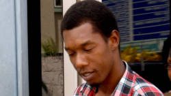 Patrick Garnes leaves the court after being reprimanded and discharged. (iWN photo)