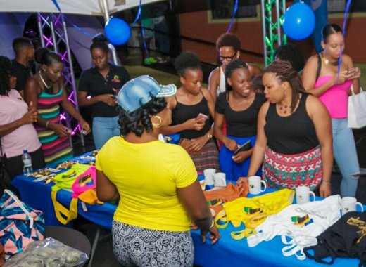 Patrons at Small Island Dream now Big Time Reality earlier this month.
