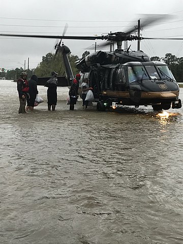 360px AMO and Special Operations agents conduct rescue with CBP UH 1N helicopter as part of Hurricane Harvey response. 36060439234