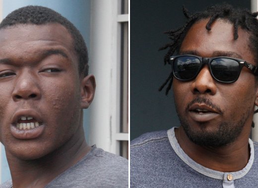 Akeenie Hackshaw, left, and Travis Williams. (iWN photos)