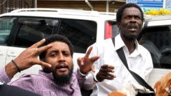 Anthony Goodluck, left, could not explain himself away from a jail term no one for Elton Williams, right. (iWN photo)