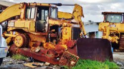 Some of the equipment used to construct Argyle International Airport. 
