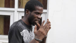 Dennis Richardson as he left the Serious Offences Court on Wednesday. (iWN photo)
