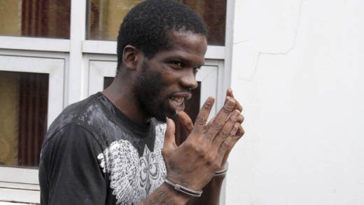 Dennis Richardson as he left the Serious Offences Court on Wednesday. (iWN photo)