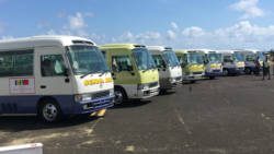 Taiwan donated eight of the 10 buses. (iWN photo)