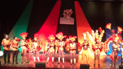 Vincentian dancers at Carifesta in Barbados.
