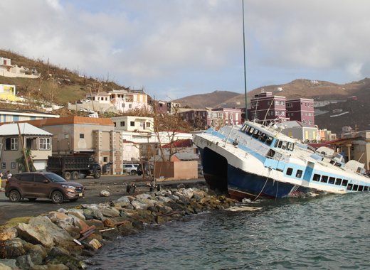 Hurricane Irma has caused four deaths and extensive damage in the British Virgin Islands. (CMC photo)