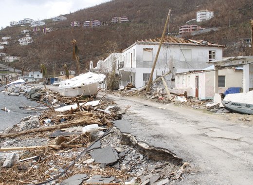 Hurricane Irma left significant damage to public infrastructure, housing, tourism, commerce, and the natural environment in the BVI. (Credit: Kenton X. Chance/IPS)