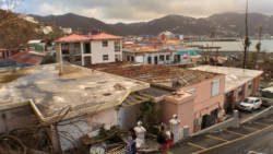 Disasters can have a devastating impact on people's mental health.  This photos shows the impact of Hurricane Irma on the British Virgin Islands in September 2017. (CMC photo)