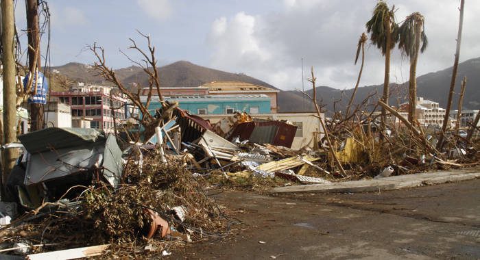 Many Vincentians have been affected by the devastation in the BVI. (CMC photo)