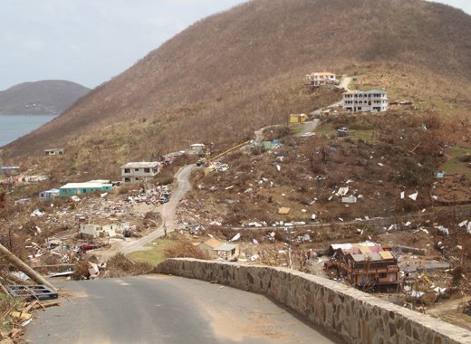 There is widespread destruction across Virgin Gorda. (CMC photo)