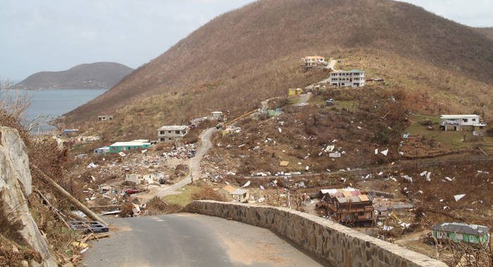 There is widespread destruction across Virgin Gorda. (CMC photo)