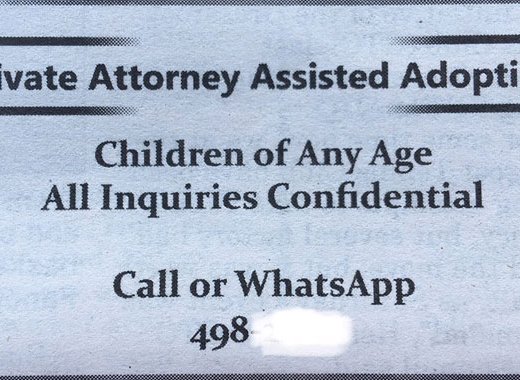 Adoption ad