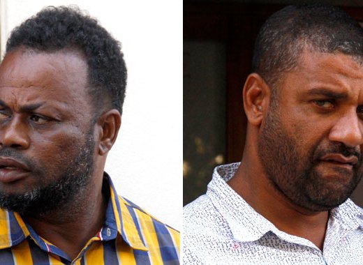The accused, Keith Warren, left, and Bevan Boyea. (iWN photo)