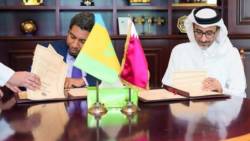 Minister of Culture and Sports H E Salah bin Ghanem Al Ali Camillo Gonsalves