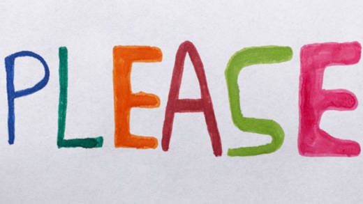 please