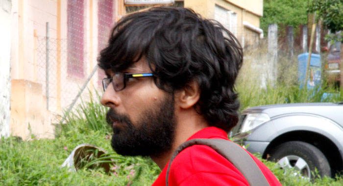 Indian software engineer, Ritwik Saxena stole 10 chocolate bars from one Kingstown store and an EC$550 human-hair wig from another. (iWN photo)