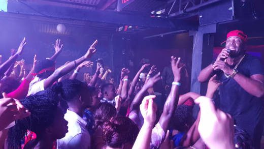 St. Lucias Teddyson John, gave the frenzied crowd their soca fix.