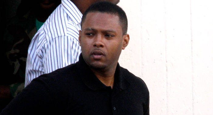 Accused murderer Veron Primus leaves the High Court in Kingstown after his arraignment last Tuesday. (iWN photo)