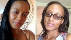 The montage image shows the defendant, Catisha Pierre-Jack, left, and the complainant, her sister, Crystal Pierre.