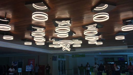 The "Vinci Love" chandelier.