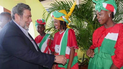 Gonsalves after arriving in Suriname. (Photo: Ivan Cairo)