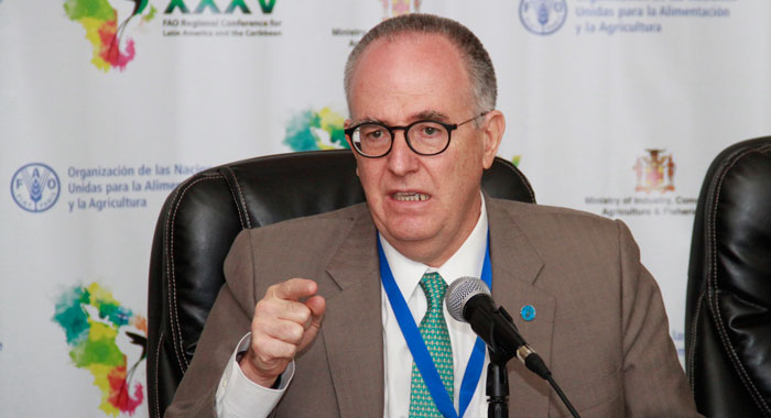 Julio Berdegué assistant director general of the FAO Regional Representative for Latin American and the Caribbean CMC photo