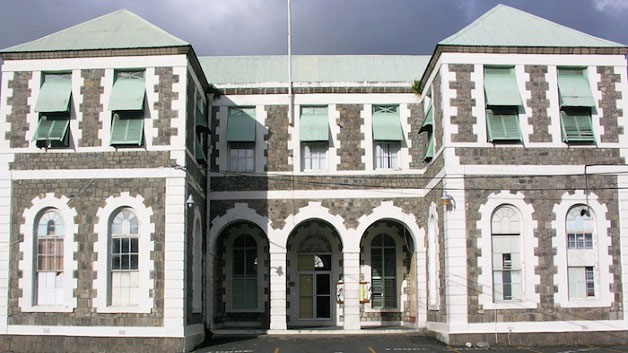 The High Court building in Kingstown is also home to Parliament.