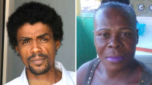 Pedro Ashton, left, is accused of killing his girlfriend, Monique Clarke, right, by setting her afire as she slept last August. (iWN photo)