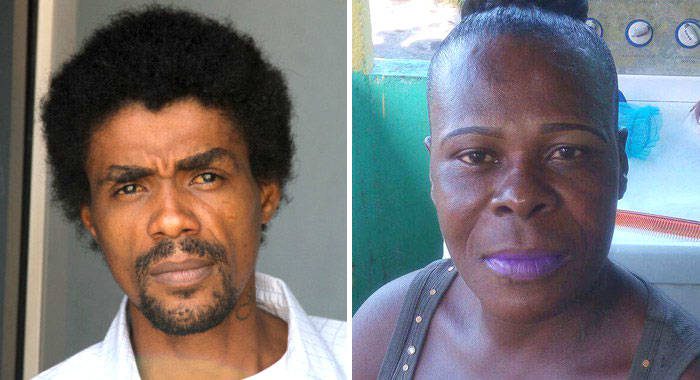 Pedro Ashton, left, is accused of killing his girlfriend, Monique Clarke, right, by setting her afire as she slept last August. (iWN photo)