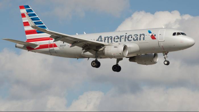 An American Airlines A319 aircraft, the type that will operate the additional flight. (Internet photo)