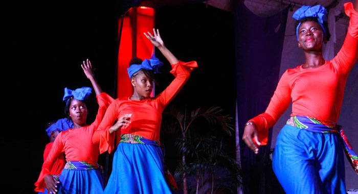 Dancers perform at Gospel Fest Sunday night. (iWN photo)
