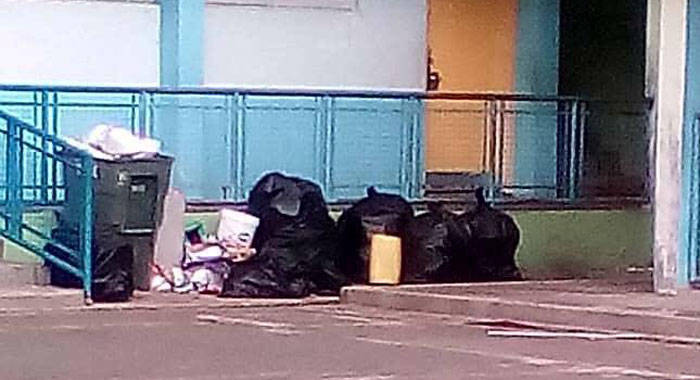 The NDP says that it was not told on Tuesday about the garbage that was cited as the reason for the closure of the school on Wednesday. (iWN photo)