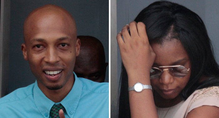 Adrian DaSilva, right, received a cut to his penis, inflicted by his girlfriend Sherika Chandler. (iWN file photos)
