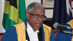 Justice Adrian Saunders, president of the Caribbean Court of Justice. (iWN file photo)