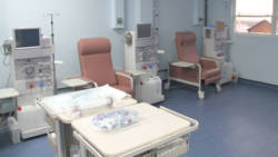 Some of the dialysis stations at the Modern Medical and Diagnostic Centre. (iWN photo)