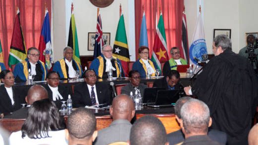 Addressing the CCJ in Kingstown, on Friday, Prime Minister Ralph Gonsalves said he doesn't know "any politician who is foolish enough" to try to intervene in the court. (iWN photo)