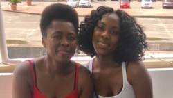 Robbery victims Christa Gumbs, left, and her daughter, Olivia Kirby during a happier moment of their vacation in St. Vincent and the Grenadines.