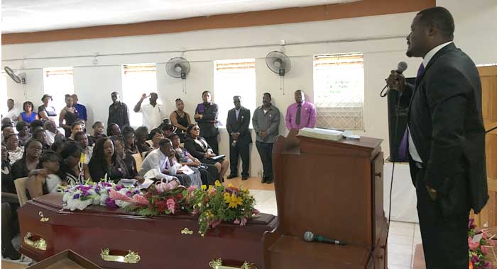 Brenda Laynes funeral 1